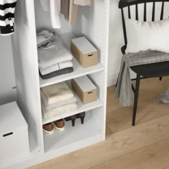 Lind nest hylle lys grå 2x50