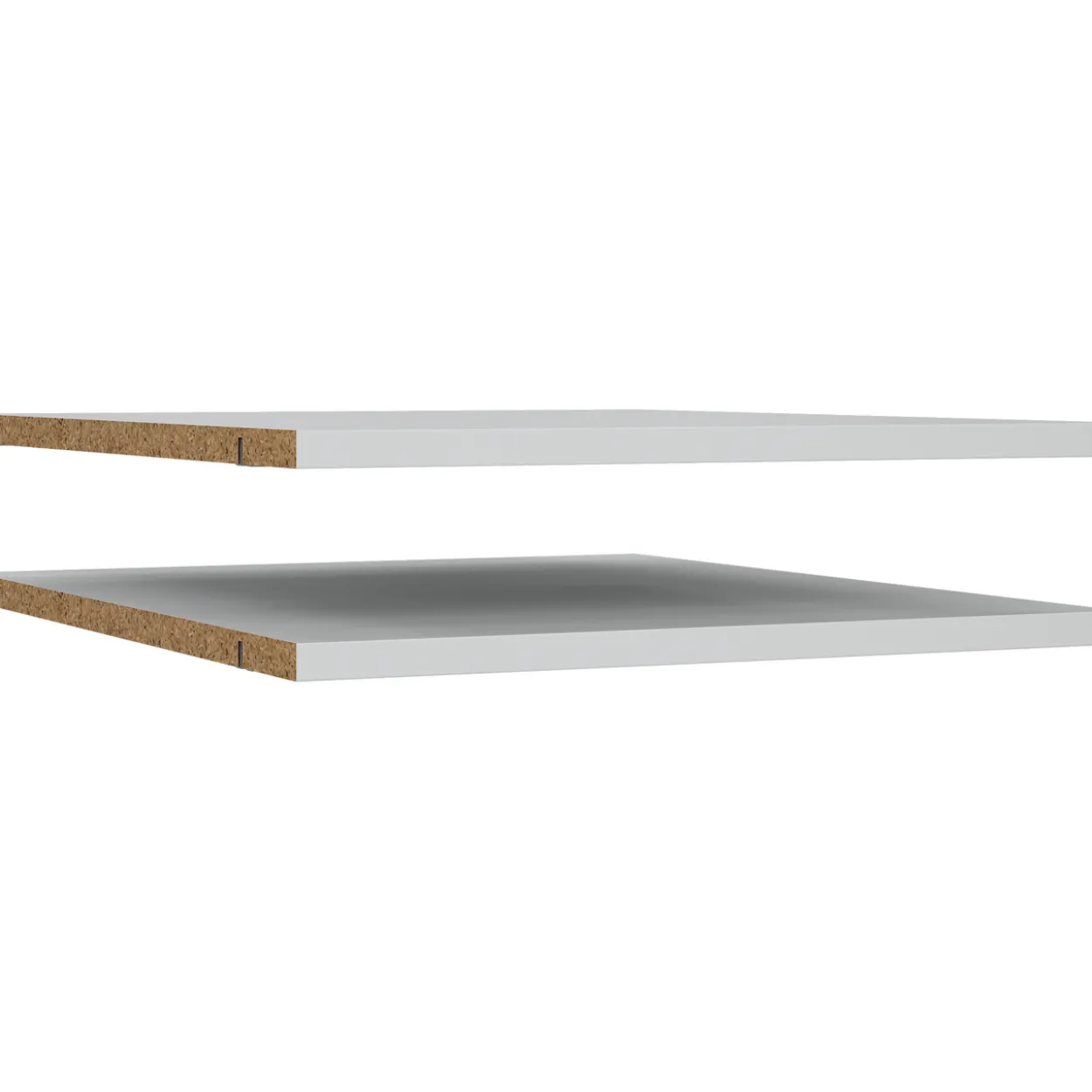 Lind nest hylle lys grå 2x50
