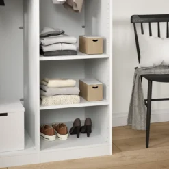 Lind nest hylle lys grå 2x50