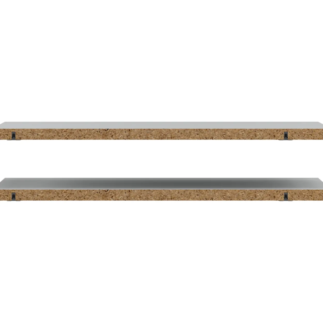 Lind nest hylle lys grå 2x50