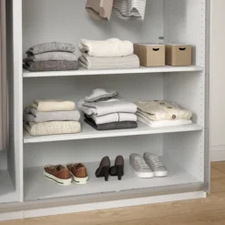 Lind nest hylle lys grå 2x100
