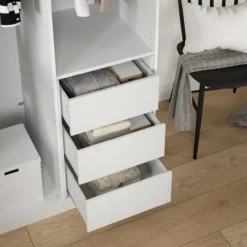 Lind nest skuffeinnsats til skyvedører 3 skuffer 50