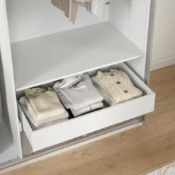 Lind nest skuff m/softclose lys grå 100