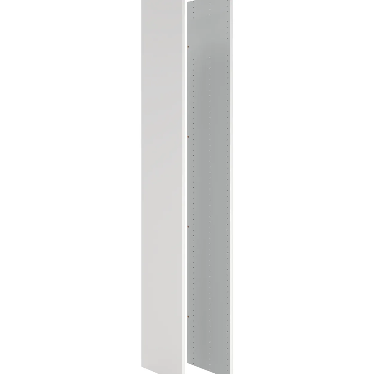 Lind nest skyvedørsgarderobe 250x220x67cm hvit med speil