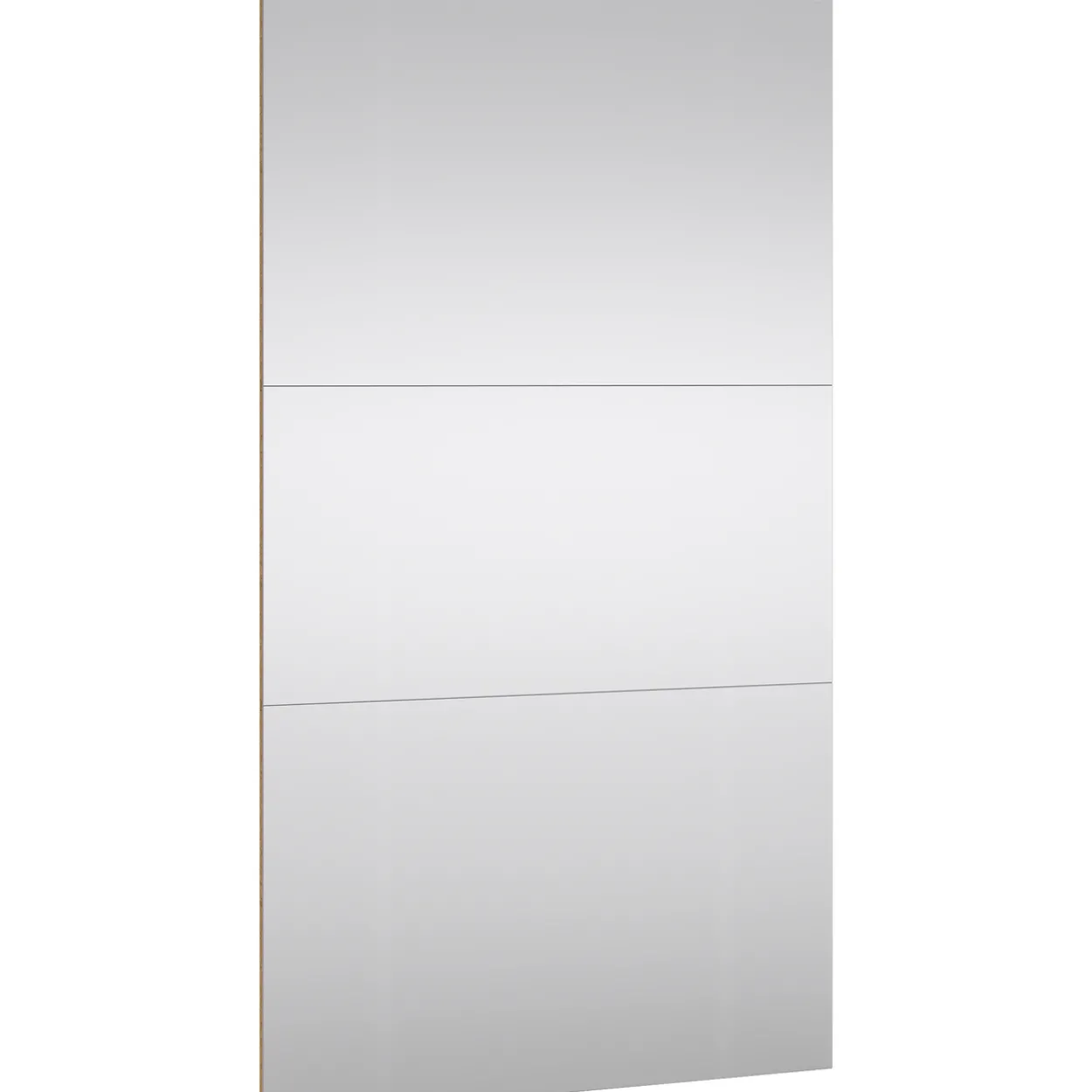 Lind nest skyvedørsgarderobe 250x220x67cm hvit med speil