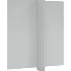 Lind nest skyvedørsgarderobe 200x220x67cm hvit