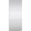 Lind nest skyvedørsgarderobe 200x220x67cm eik med speil