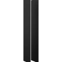 Lind nest skyvedørsgarderobe 250x220x67cm sort