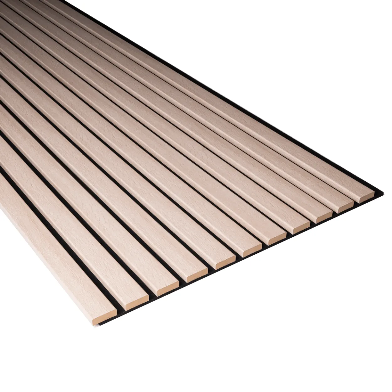 Lind spileplate akustikk folie eik 2390x600x18 11 spiler 12x40