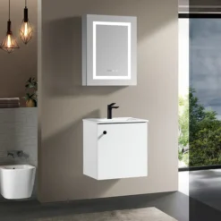 Lind square 50 baderomsmøbel hvit