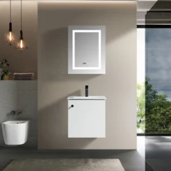 Lind square 50 baderomsmøbel hvit