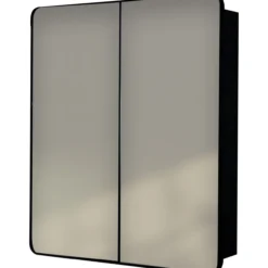 Lind steel speilskap 60 sort