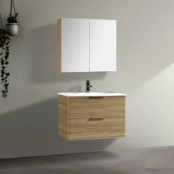 Lind timber speilskap 80 eik
