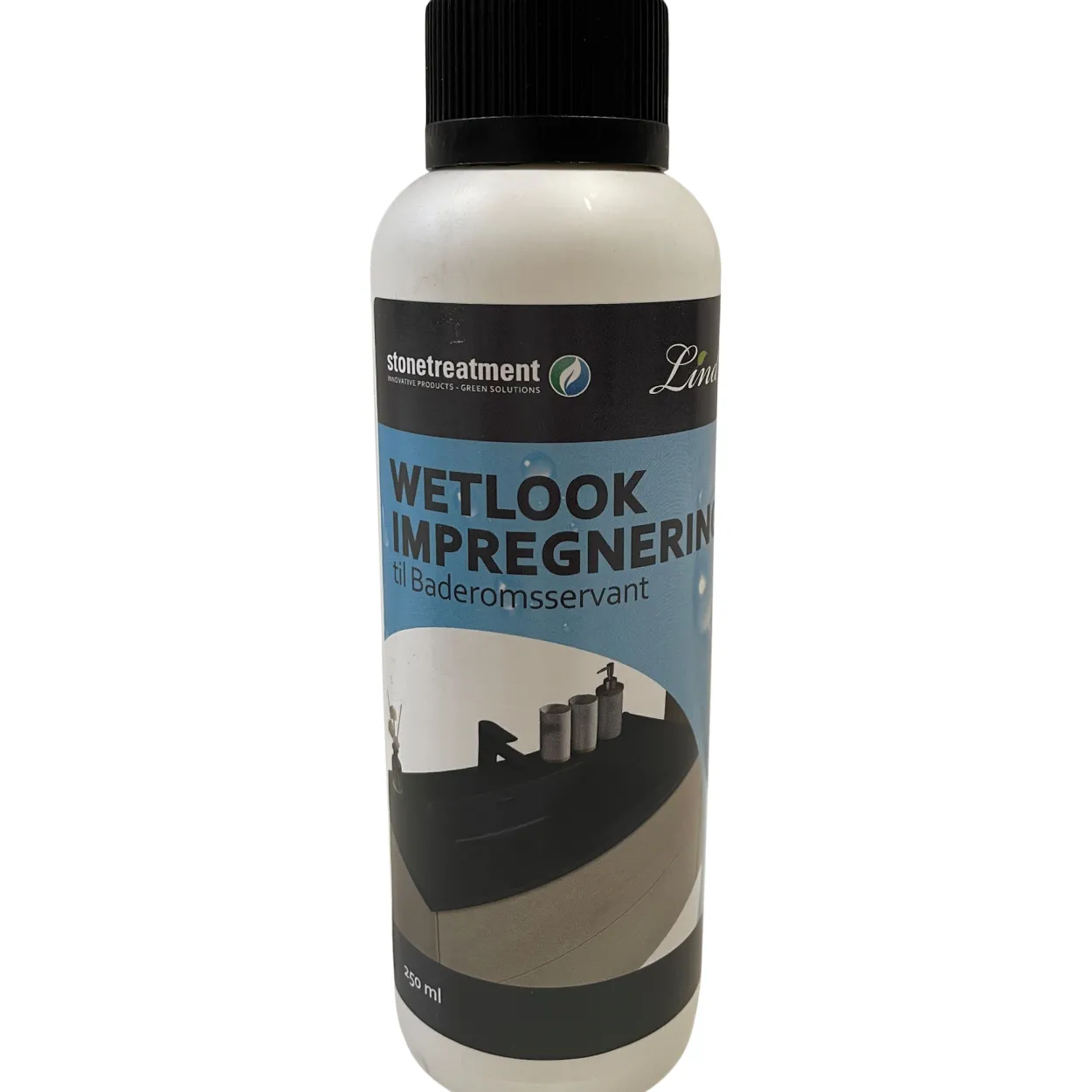 Lind wetlook impregnering for baderomsservant