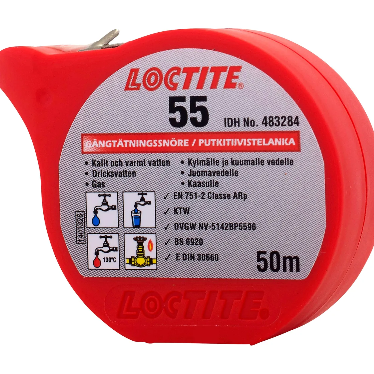 Loctite 55 gjengetettingssnøre, 24x50m