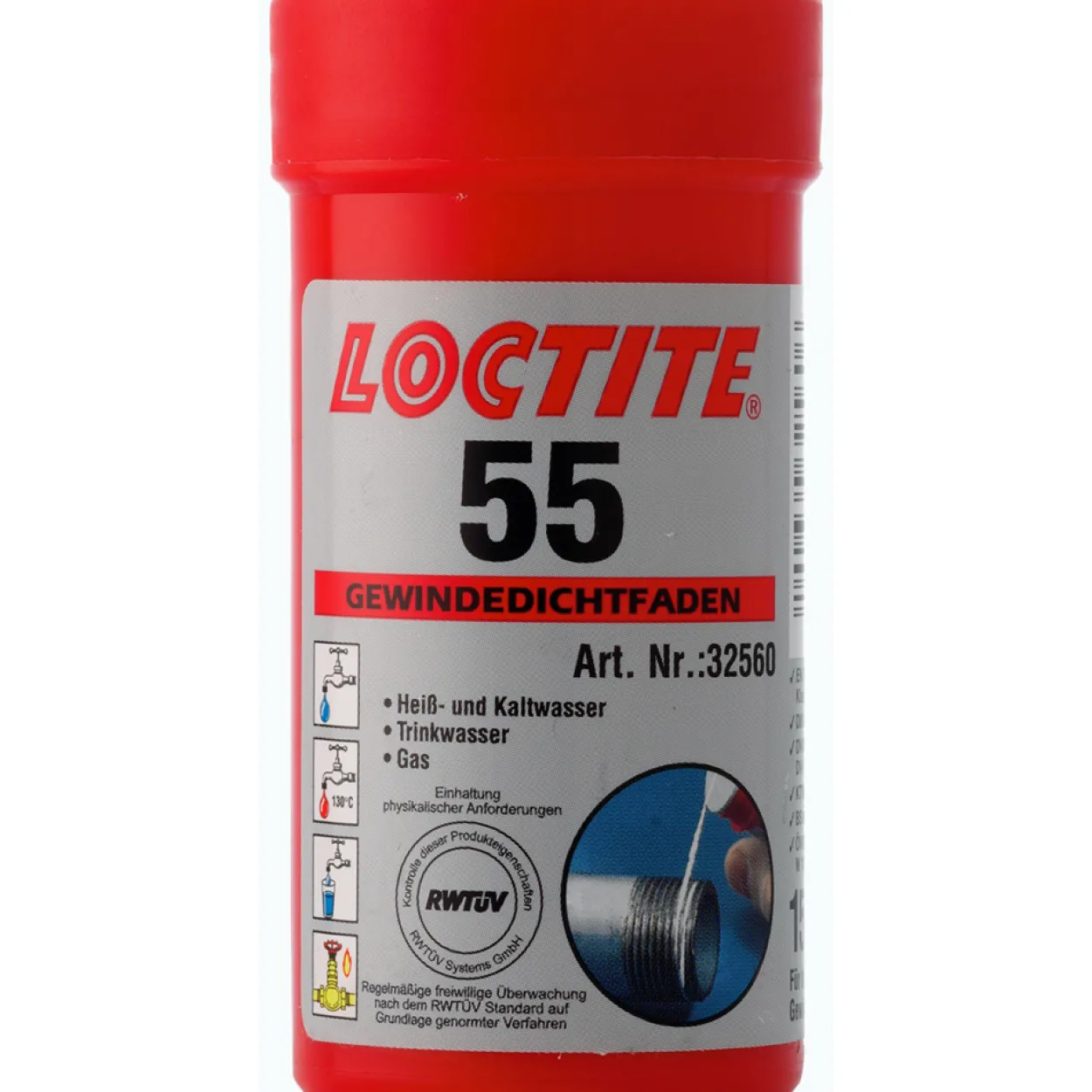 Loctite 55 gjengetettingssnøre, 48x160m