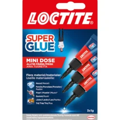 Loctite super glue mini dose 3x1g