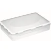 Lufttett boks transparent 2.3l hvit