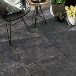 Milestone black grip flishelle 60x60 20mm
