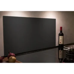Millex beskyttelsesplate 30x60 cm sort glass