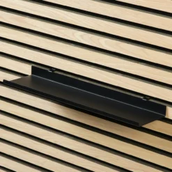 Millex sort hylle 40 cm til akustikkpanel