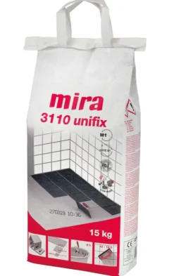 Mira 3110 unifix hvit støvredusert 15kg