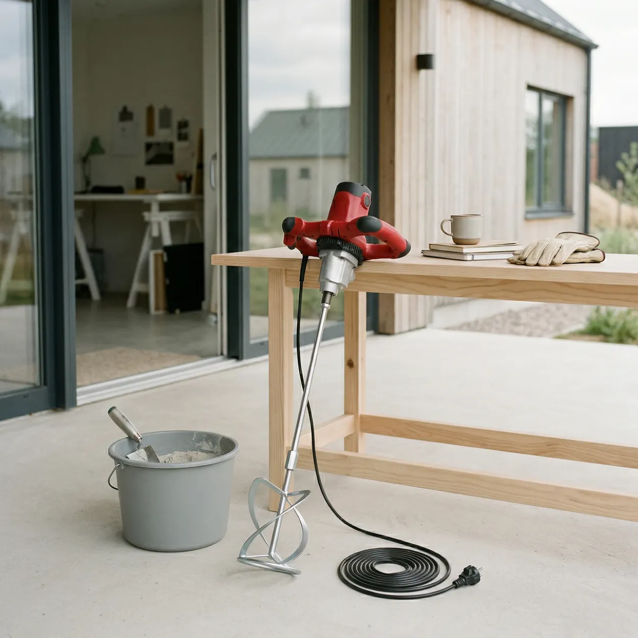 Mjølner mørtelblander ø140mm visp 1600w