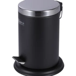 Nortiq pedalbøtte 3l, matt sort