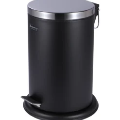 Nortiq pedalbøtte 12l,matt sort