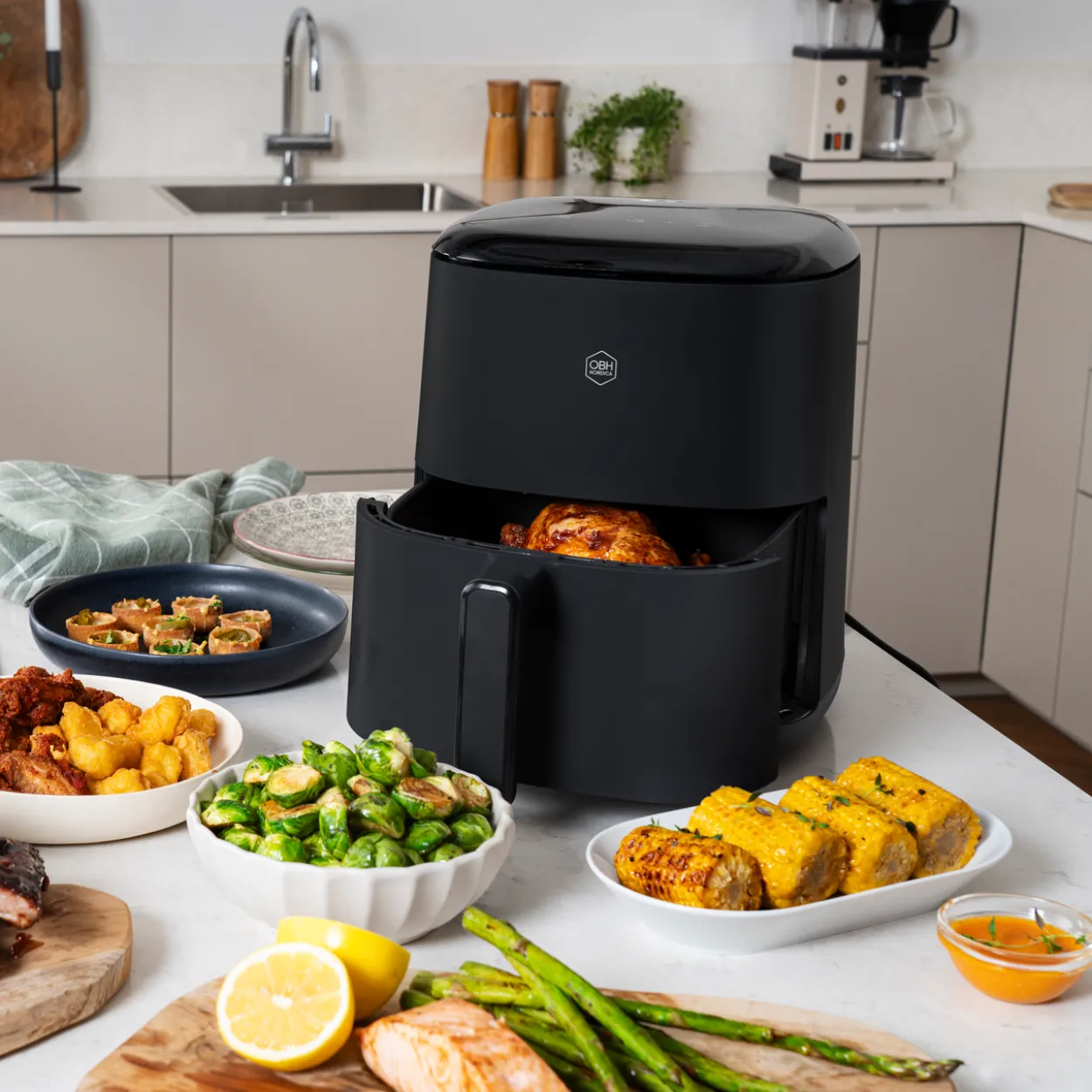 Obh nordica easy fry max airfryer 5l sort