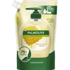 Palmolive håndsåpe milk & honey refill pose 500 ml