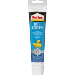 Pattex silikonfuge bad & kjøkken hvit 50ml