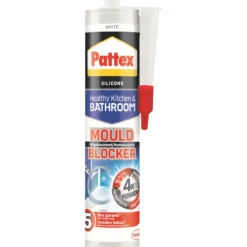 Pattex silikonfuge sanitet 1h hvit 300ml