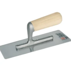 Pavan glattebrett 200x80 mm i rustfritt stål med trehåndtak