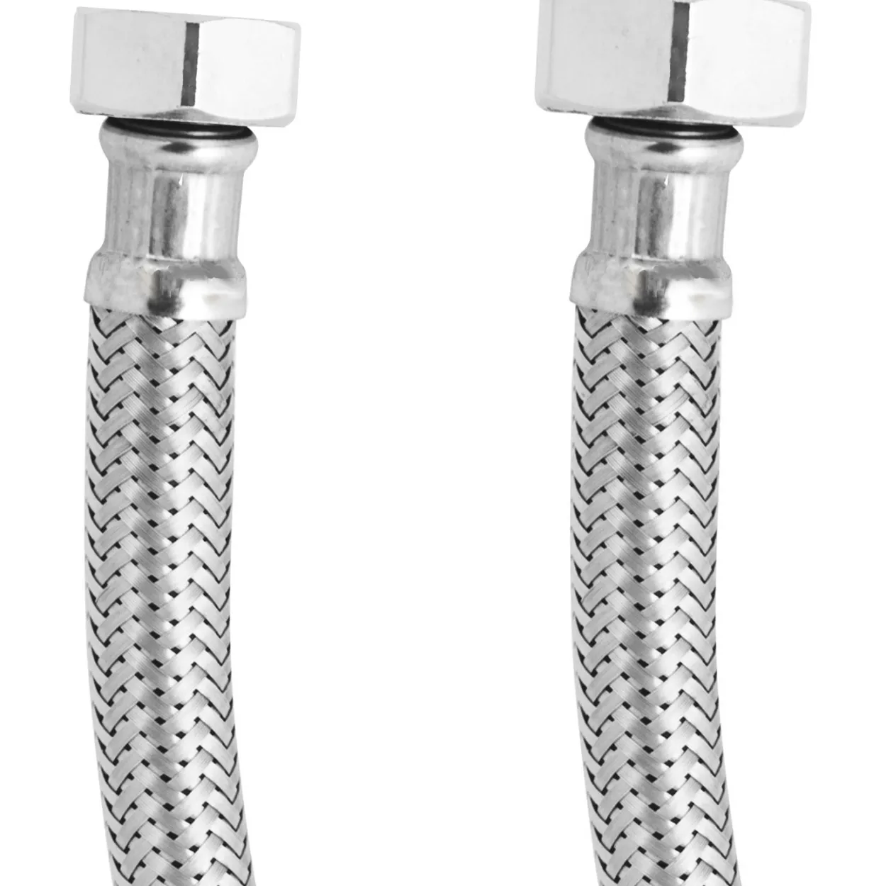 Pex trykkslange til toalett 1/2" x 3/8" 40 cm