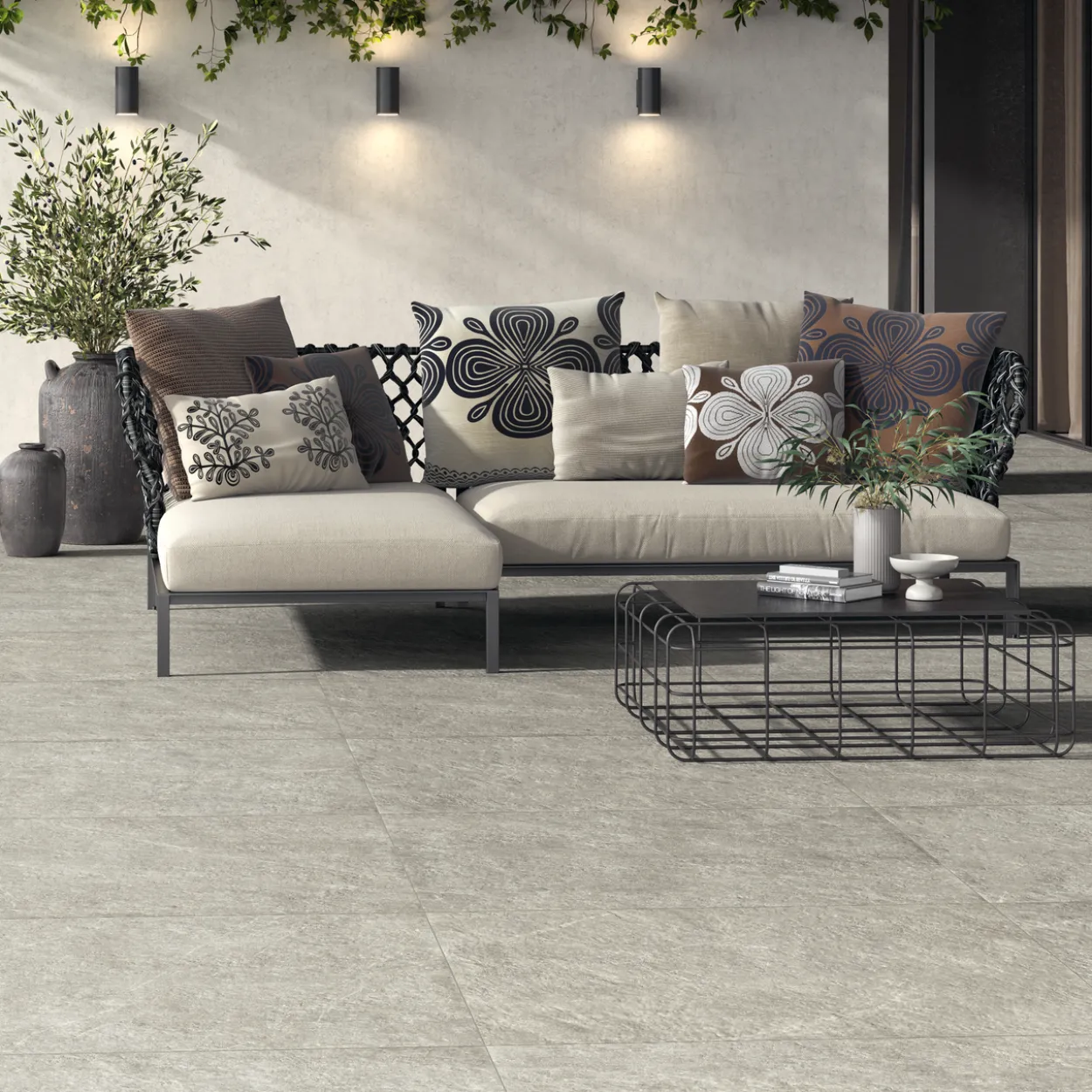 Pietra antica grey flishelle 60x60 20mm
