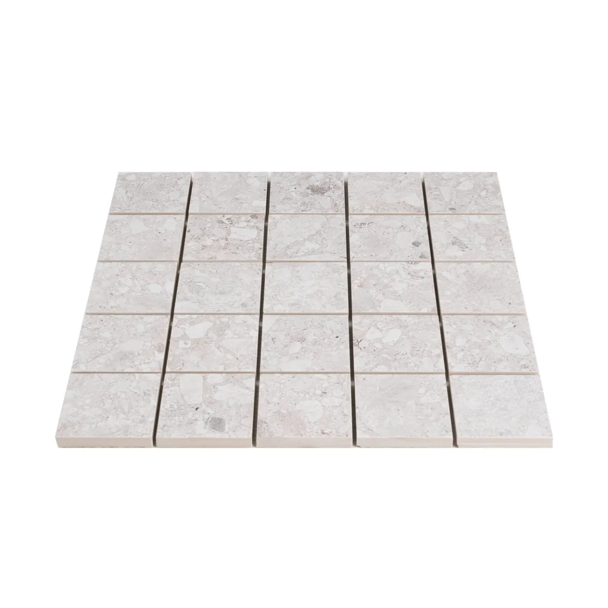 Pietre di paragone mosaico gre bianco 6x6 9mm