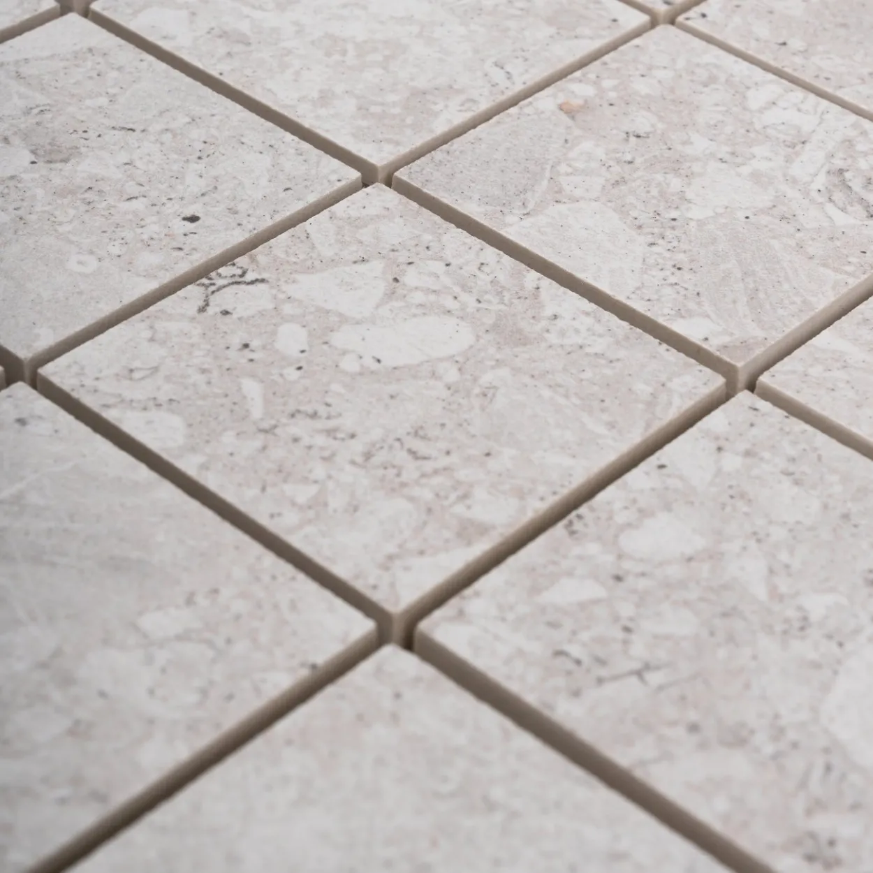 Pietre di paragone mosaico gre bianco 6x6 9mm