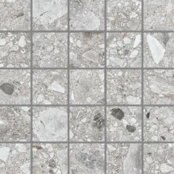Pietre di paragone mosaico gre grigio 6x6 9mm