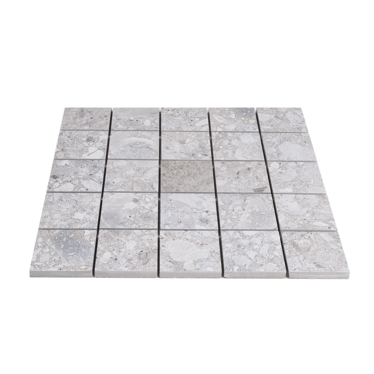 Pietre di paragone mosaico gre grigio 6x6 9mm