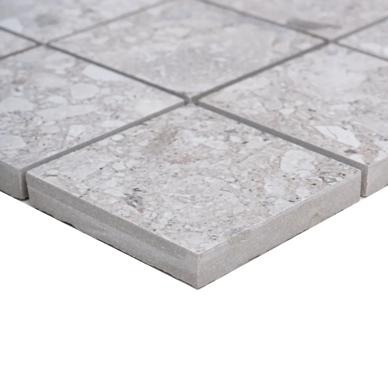 Pietre di paragone mosaico gre grigio 6x6 9mm
