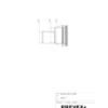 Prevex reduseringsmuffe 40/32mm hvit
