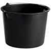 Probuilder industribøtte 12l m/helletut sort