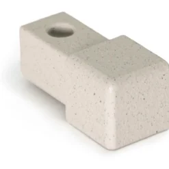 Projolly firkant symetric hjørnestykke stone cream alu 12,5 mm 2pk