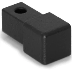 Projolly firkant symetric hjørnestykke stone black alu 12,5 mm 2pk