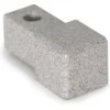 Projolly firkant symetric hjørnestykke stone gray alu 10 mm 2pk