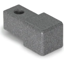 Projolly firkant symetric hjørnestykke stone antra gray alu 10 mm 2pk