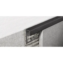 Projolly firkant symetriclist stone antra gray alu 10 mm 270 cm
