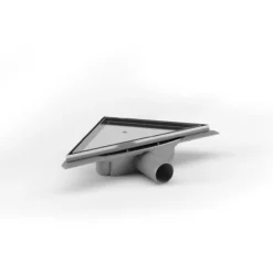 Purus corner tile lav side ø50