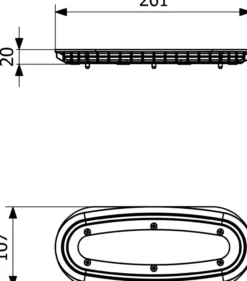 Purus line/corner forhøyningsring 13mm
